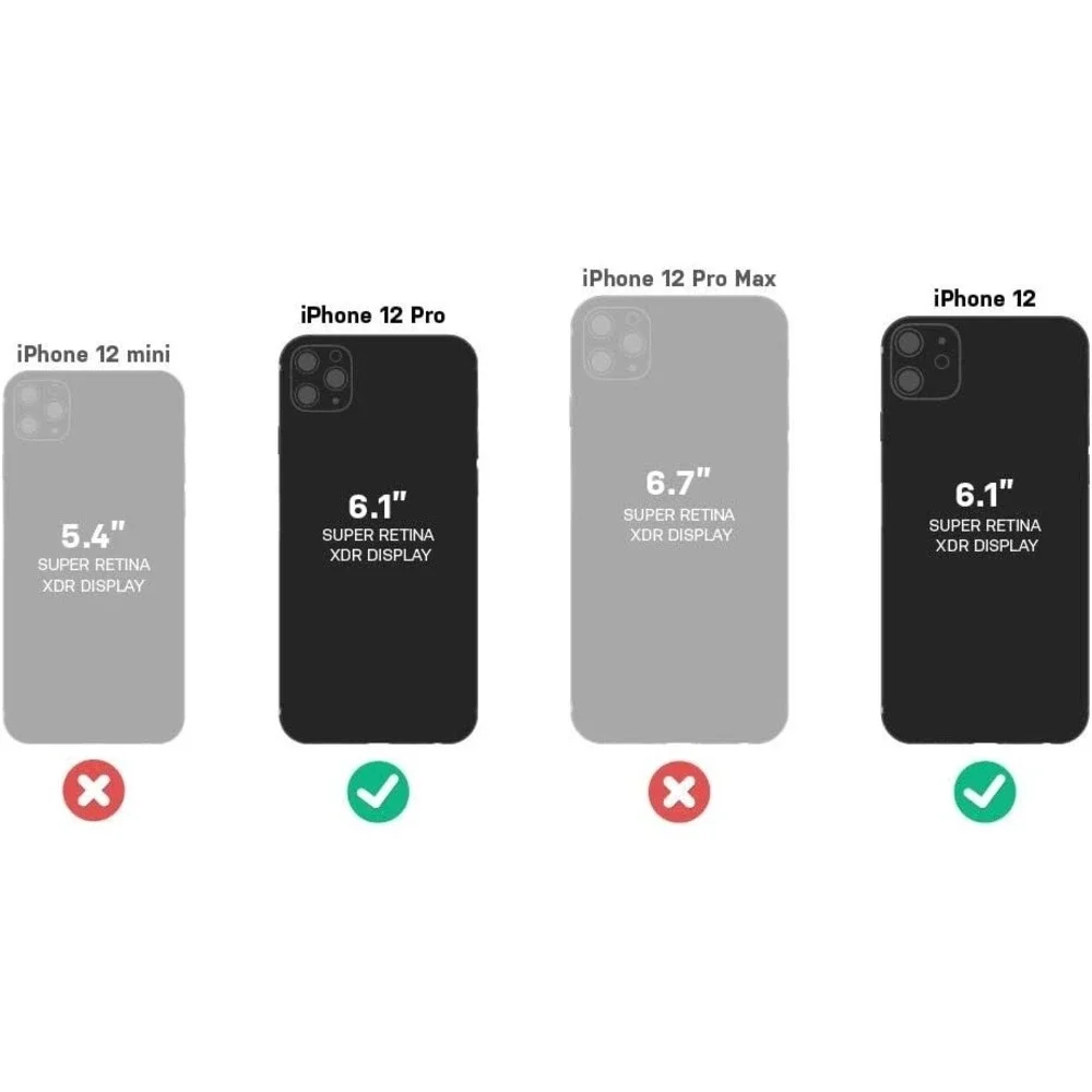 OtterBox iPhone 12 & iPhone 12 Pro Commuter Series Case - Black, Slim & Tough